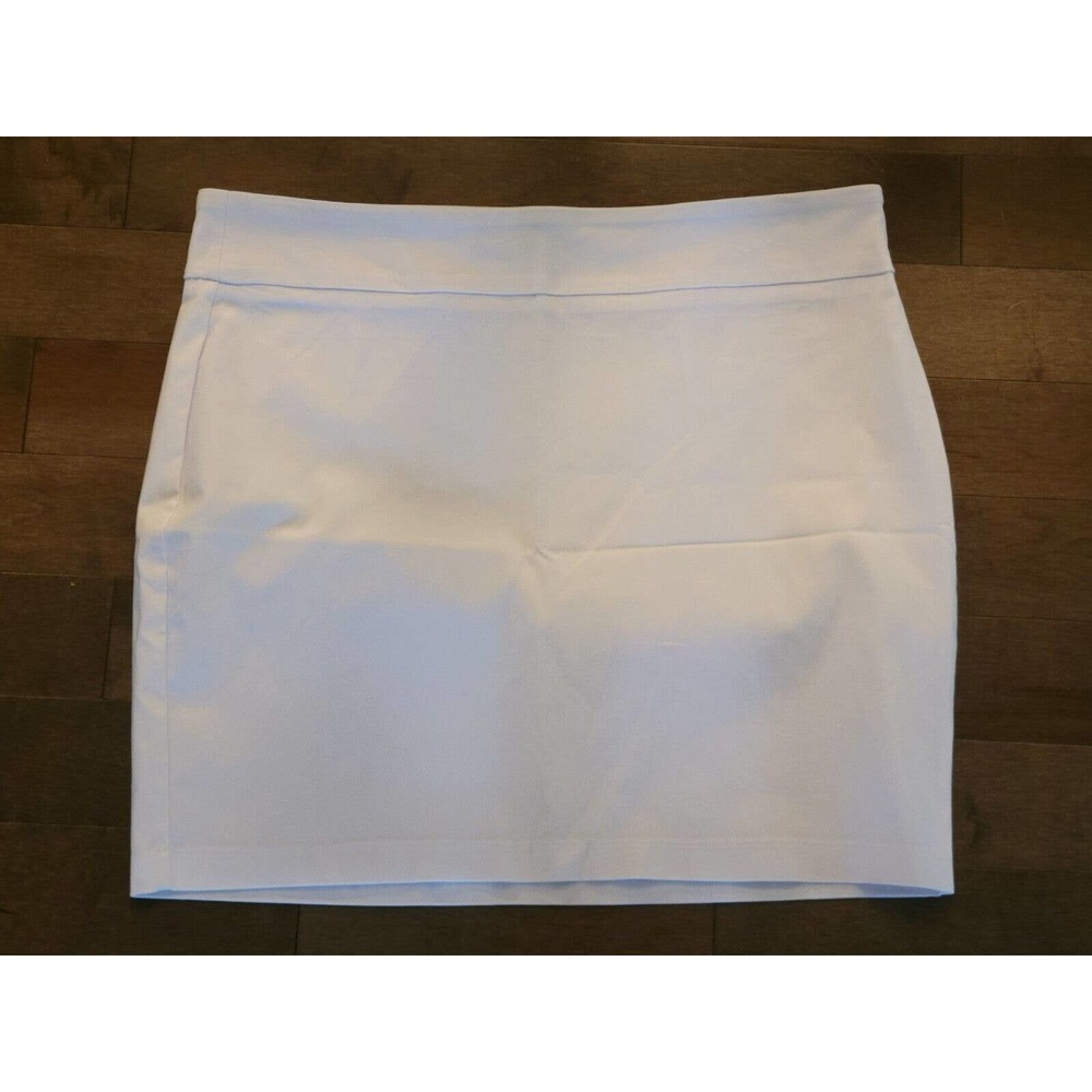 Rekucci Women’s Dress Skirt Extra Large XL Solid White NWOT